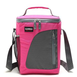 Sac isotherme repas rose
