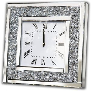 Grande horloge murale carrée