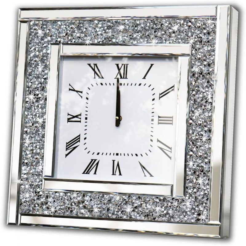 Grande horloge murale carrée