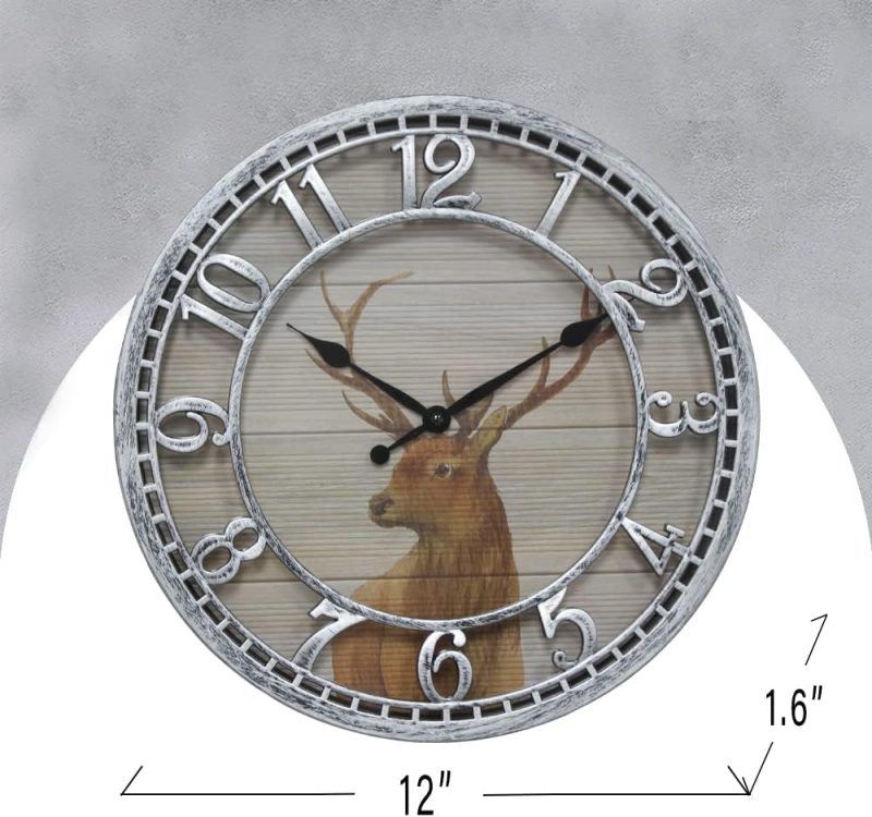 Horloge murale Cerf