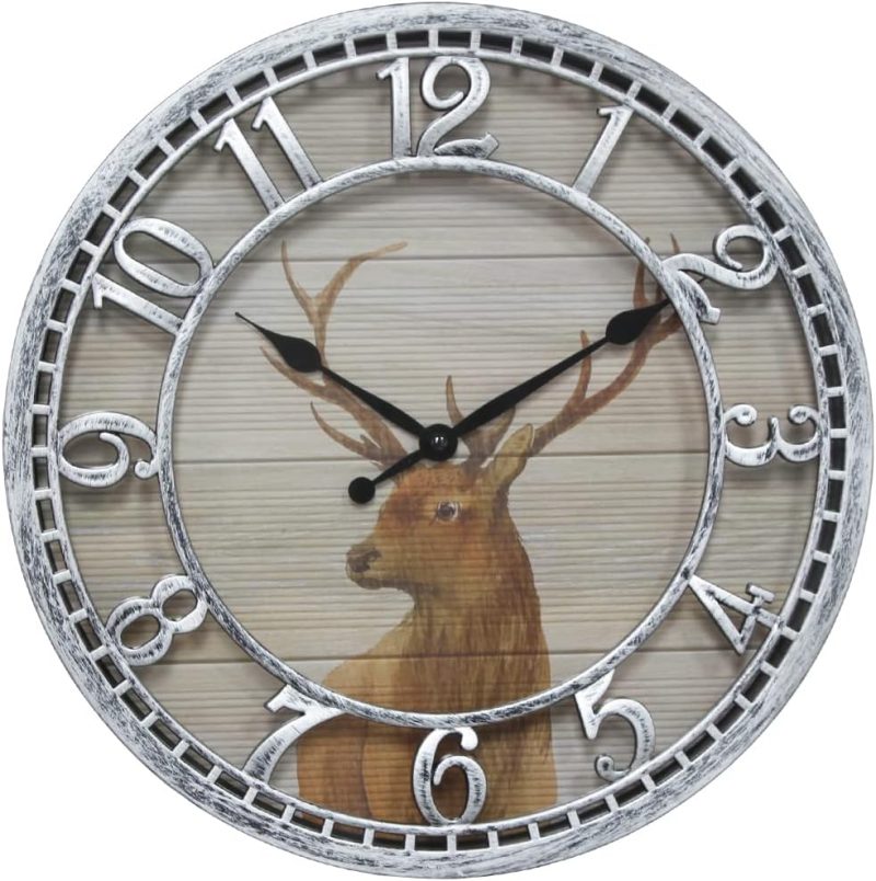 Horloge murale Cerf