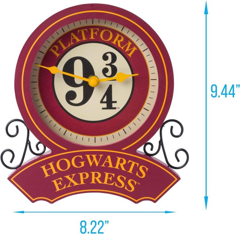 Silver Buffalo Harry Potter Horloge murale de station 9 3/4, 24 x 21 cm