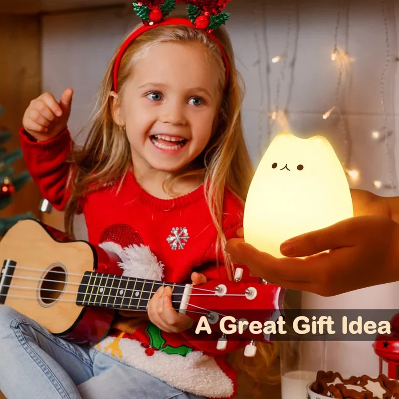 Veilleuse LED en forme de chat mignon – Image 5