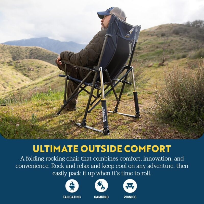 GCI Outdoor RoadTrip Rocker Fauteuil à bascule d'extérieur