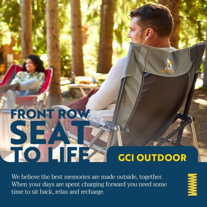 GCI Outdoor RoadTrip Rocker Fauteuil à bascule d'extérieur