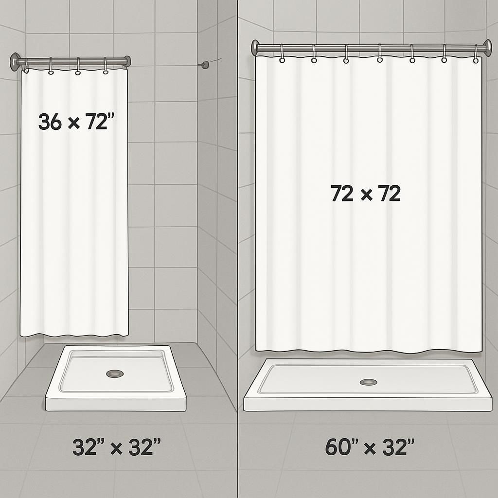 Découvrez la taille classique d'un rideau de douche pour aménager votre salle de bain avec style et praticité. Apprenez les dimensions idéales qui s'adaptent à vos besoins et apportent une touche élégante à votre décoration.