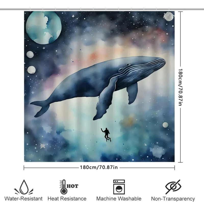 Rideau de douche baleine – Image 6