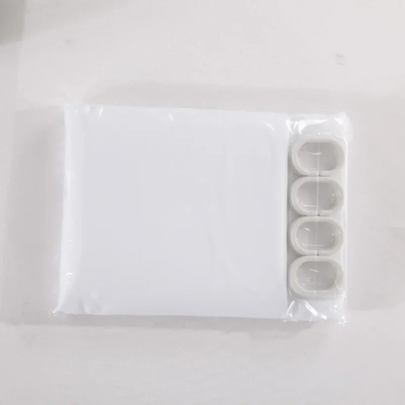 Waterproof white polyester shower curtain - Image 4