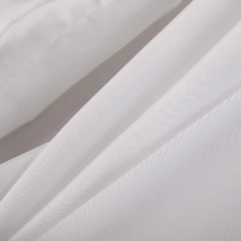 Waterproof white polyester shower curtain - Image 3