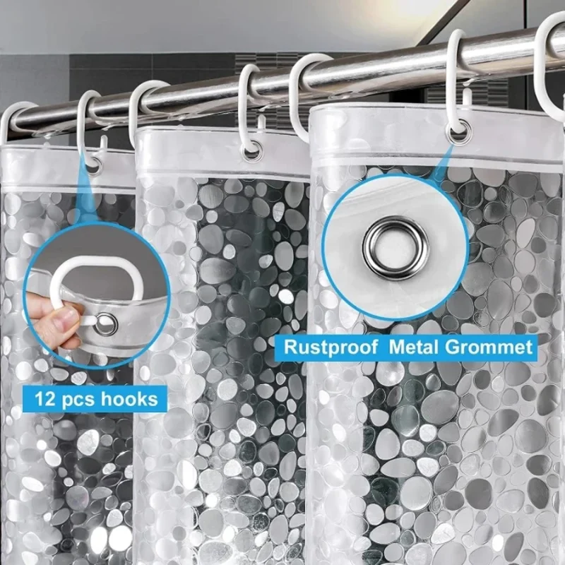 Premium PEVA shower curtain - Image 3