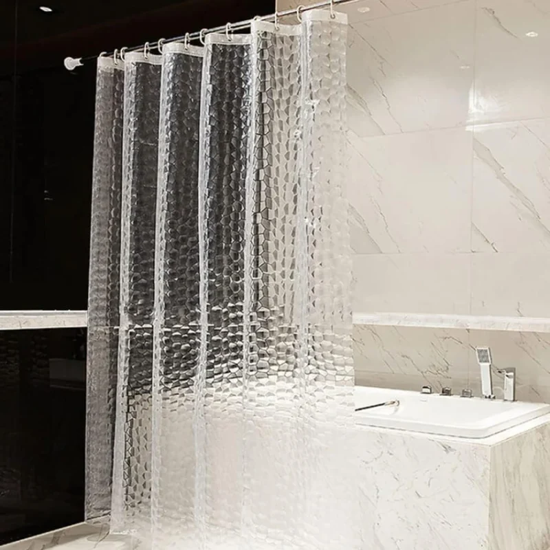 Modern PEVA shower curtain