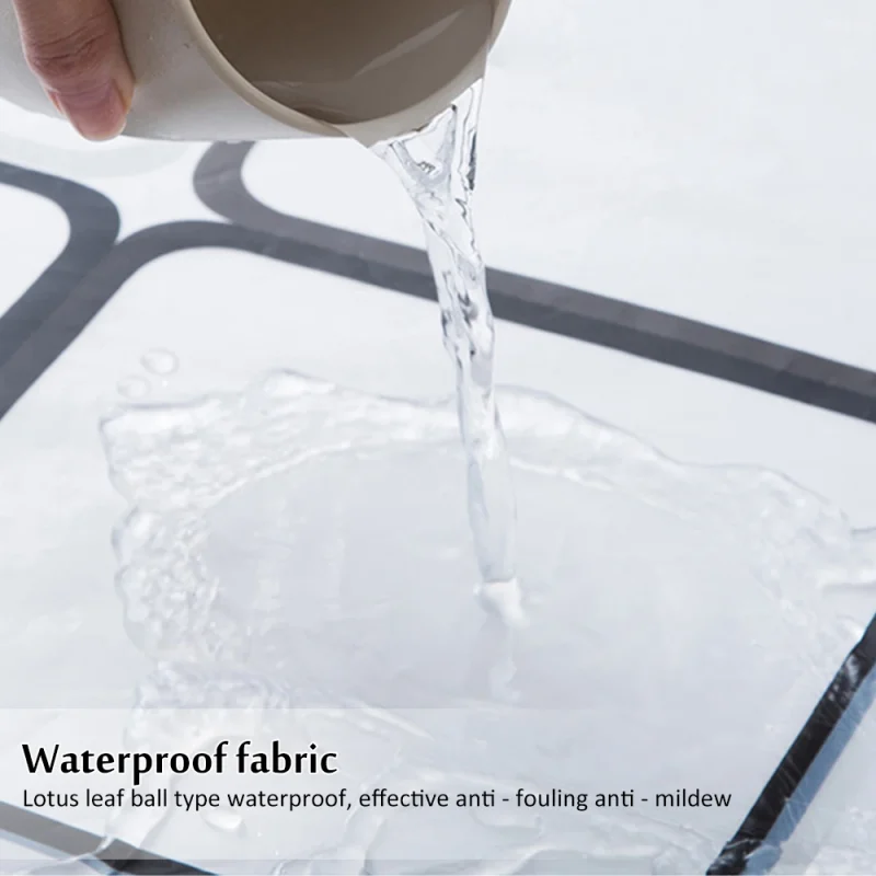 Rideau de douche moderne en polyester – Image 7