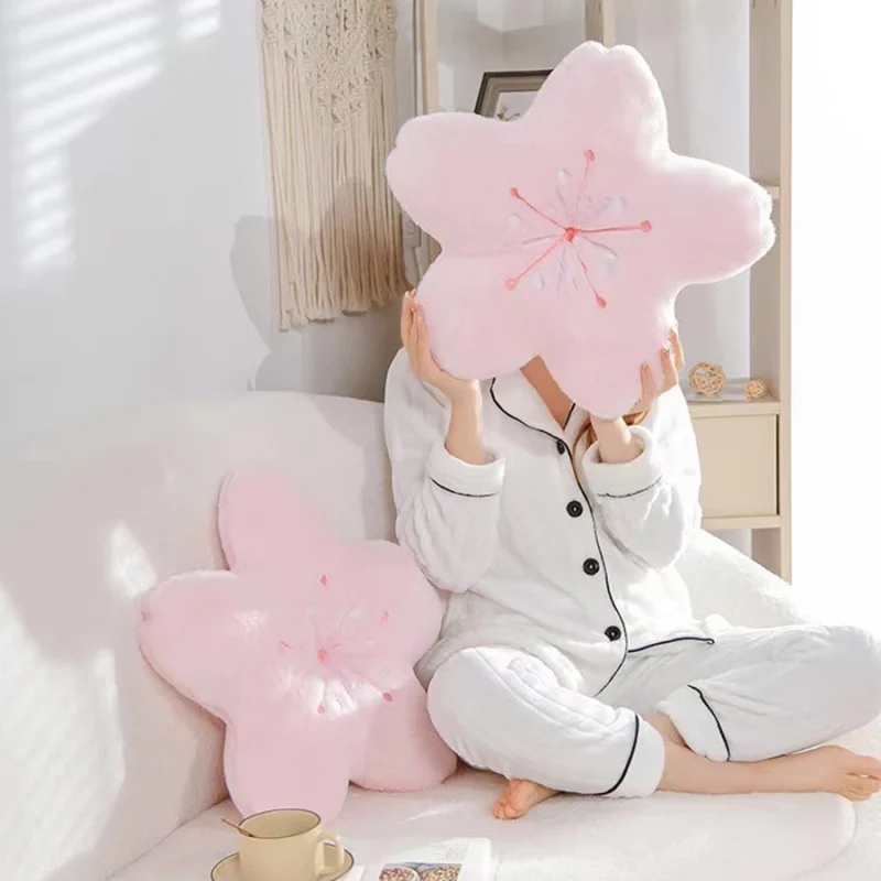 Soft and Fluffy Cherry Blossom Cushion - Image 3