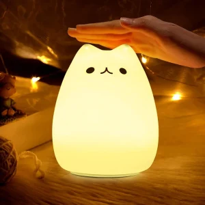 Veilleuse LED en forme de chat mignon