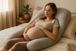 Découvrez à partir de quand il est recommandé de commencer à dormir avec un coussin de grossesse. Cet article vous guide à travers les avantages de cet accessoire pour un sommeil réparateur et confortable durant votre grossesse.