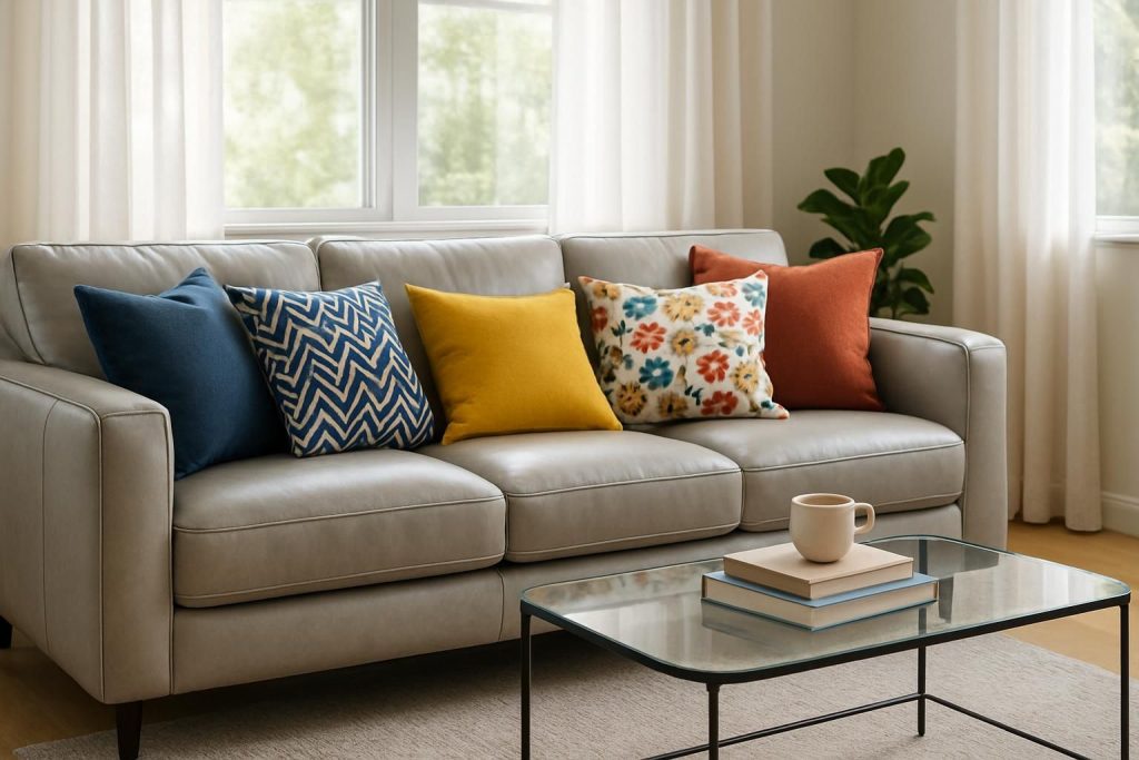 Combien de coussins sur un canapé ?