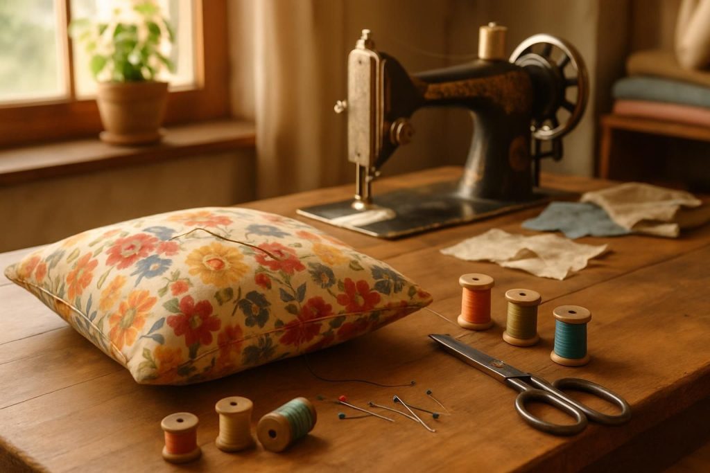 Comment coudre un coussin ?