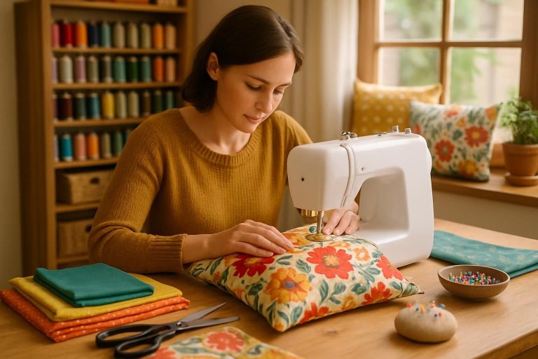 Découvrez notre guide complet pour apprendre à coudre une housse de coussin. Des étapes simples et des astuces pratiques pour personnaliser votre décoration intérieure avec style.