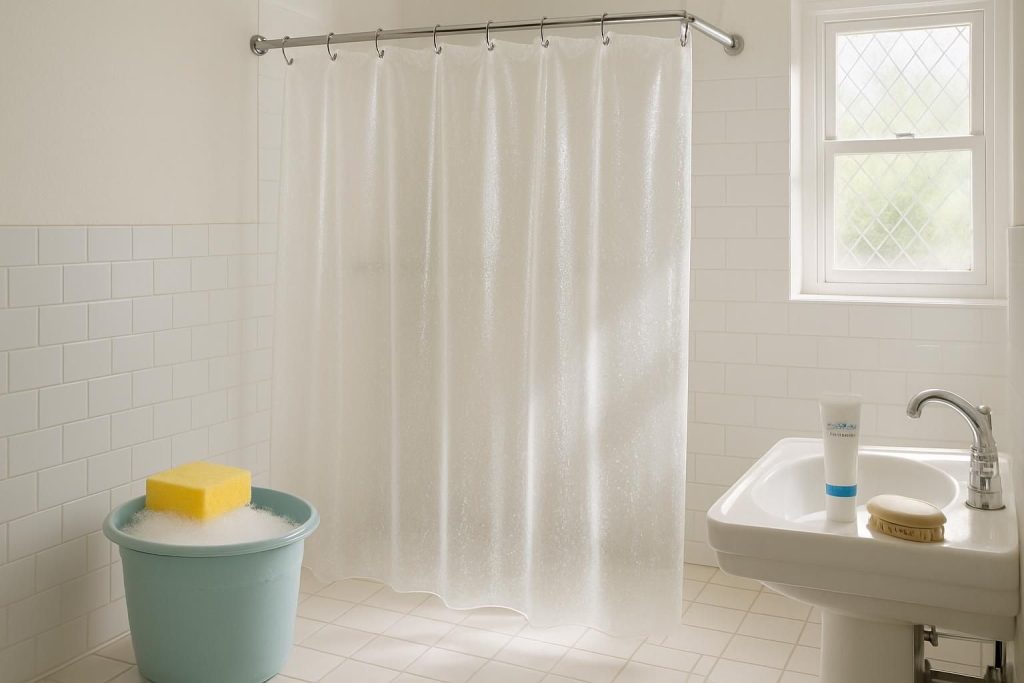 Comment laver un rideau de douche ?