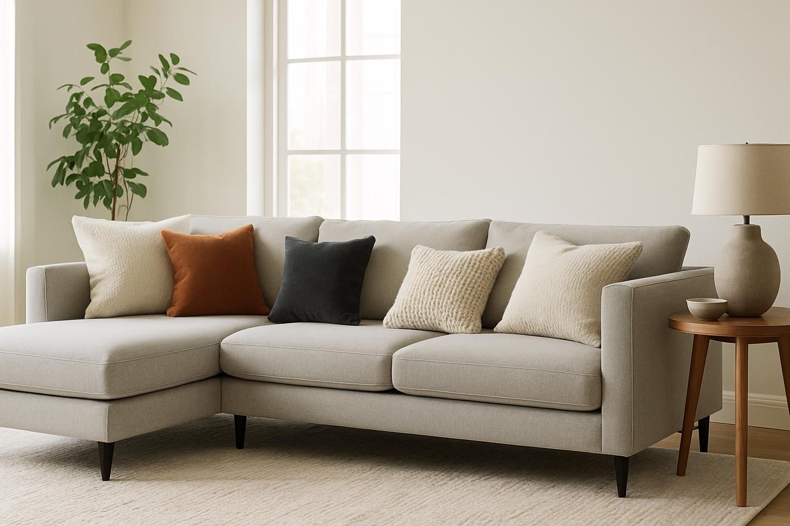 Découvrez combien de coussins idéalement disposer sur votre canapé pour allier confort et esthétique. Nos conseils vous guideront pour créer une ambiance chaleureuse et harmonieuse dans votre salon.