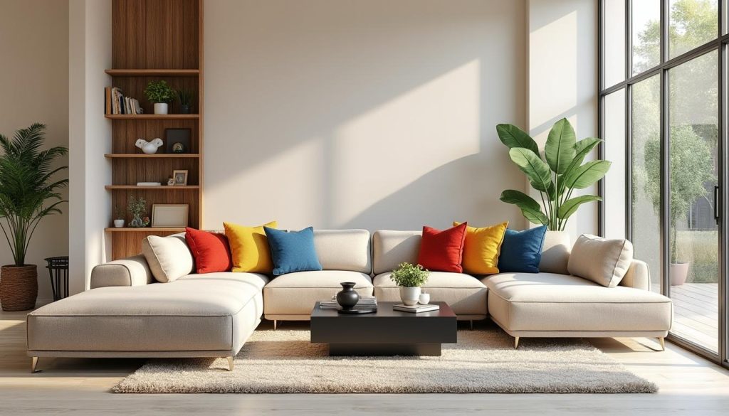 Comment aménager un petit salon avec un canapé d’angle ?