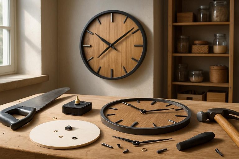 Découvrez notre guide pratique pour apprendre à fabriquer une horloge murale unique et personnalisée ! Suivez nos étapes simples et astuces créatives pour réaliser un objet décoratif qui ajoutera du style à votre intérieur.
