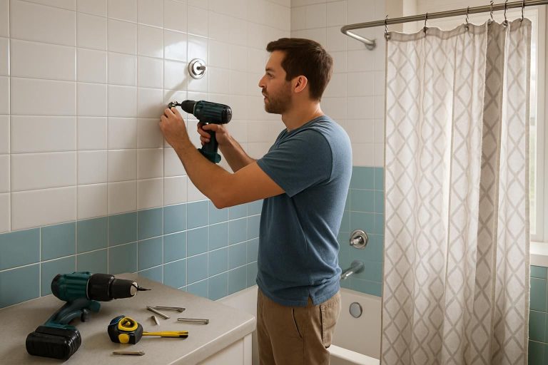 Découvrez notre guide pratique sur l'installation d'un rideau de douche. Suivez nos étapes simples et conseils utiles pour un accrochage facile et un décor de salle de bain rénové. Parfait pour tous les bricoleurs, débutants ou experts !