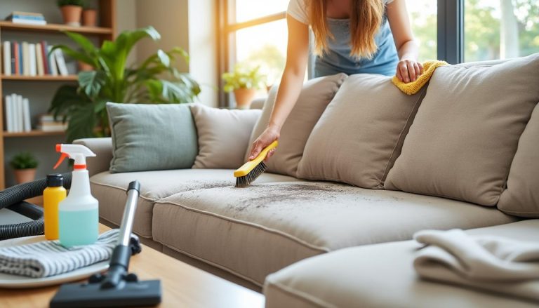 Comment nettoyer un canapé en microfibre ?