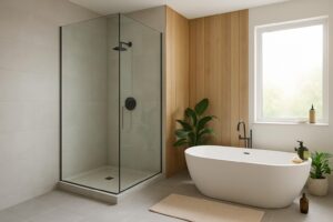 Découvrez des alternatives pratiques et stylées pour remplacer votre rideau de douche. Que ce soit par des parois en verre, des panneaux en bois ou d'autres solutions tendance, trouvez l'inspiration pour moderniser votre salle de bain tout en garantissant confort et intimité.