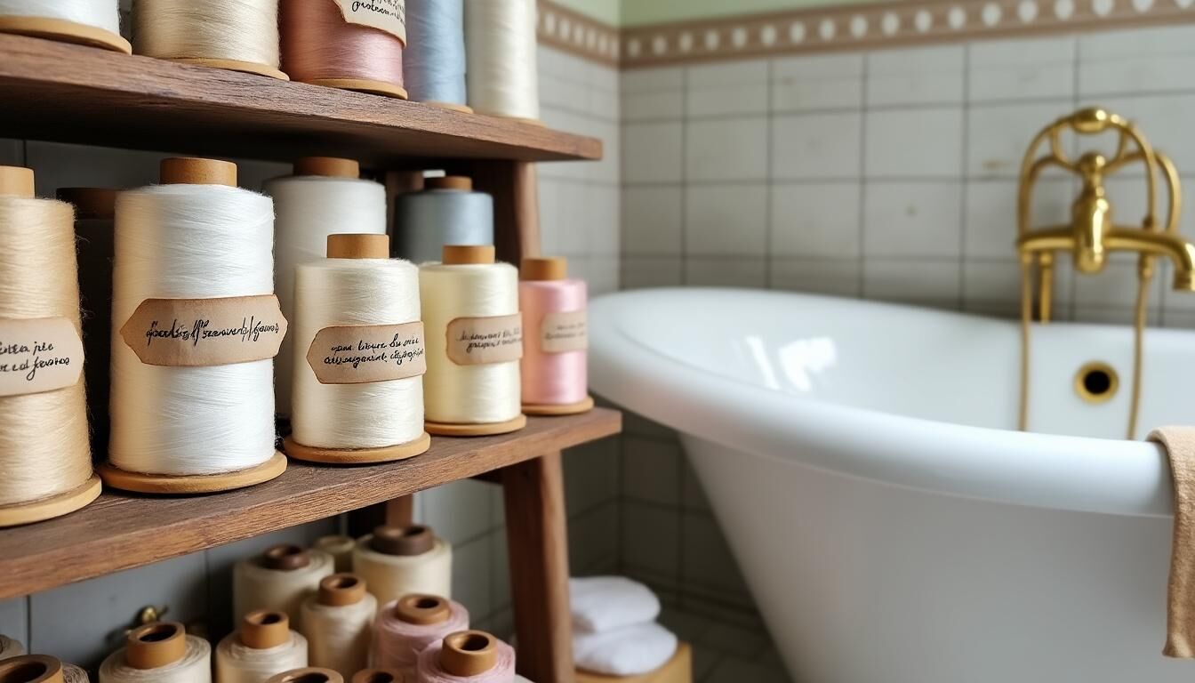 Découvrez le fil idéal pour coudre votre rideau de douche. Apprenez les meilleures techniques et choisissez le matériau parfait pour garantir durabilité et étanchéité. Transformez votre salle de bain avec un rideau personnalisé et esthétique.