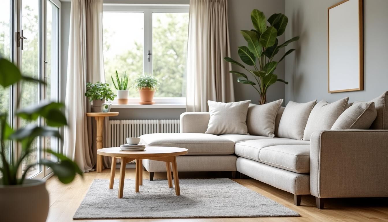Découvrez nos astuces pratiques pour aménager un petit salon avec un canapé d'angle. Optimisez l'espace, choisissez les bonnes couleurs et arrangez les meubles pour créer un intérieur à la fois fonctionnel et accueillant.