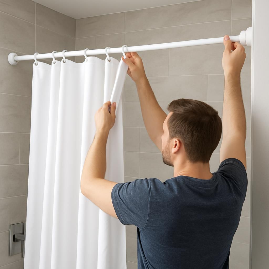 Apprenez étape par étape comment installer un rideau de douche facilement et efficacement. Suivez notre guide pratique pour une salle de bain élégante et fonctionnelle.