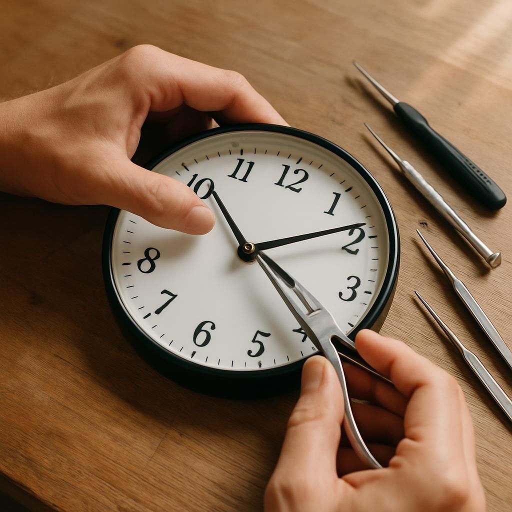Découvrez des astuces simples et efficaces pour redresser une aiguille courbée sur une horloge murale. Suivez notre guide étape par étape pour restaurer le fonctionnement de votre horloge et lui redonner son élégance. Parfait pour les passionnés de bricolage et de décoration intérieure !