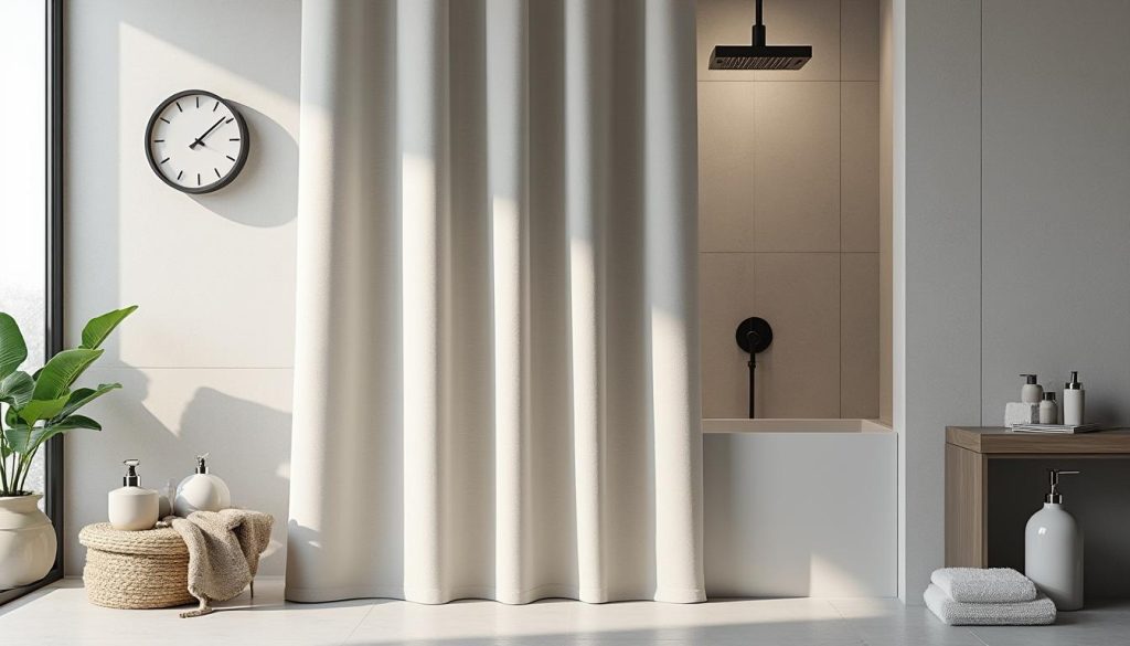 Combien de temps garder un rideau de douche ?