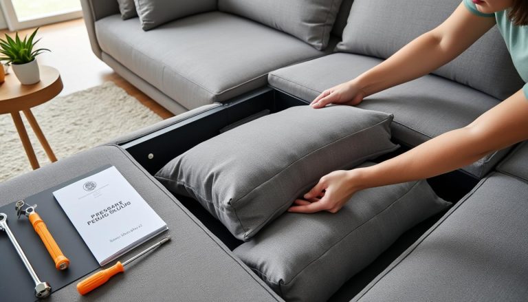 Comment démonter un canapé d’angle ?