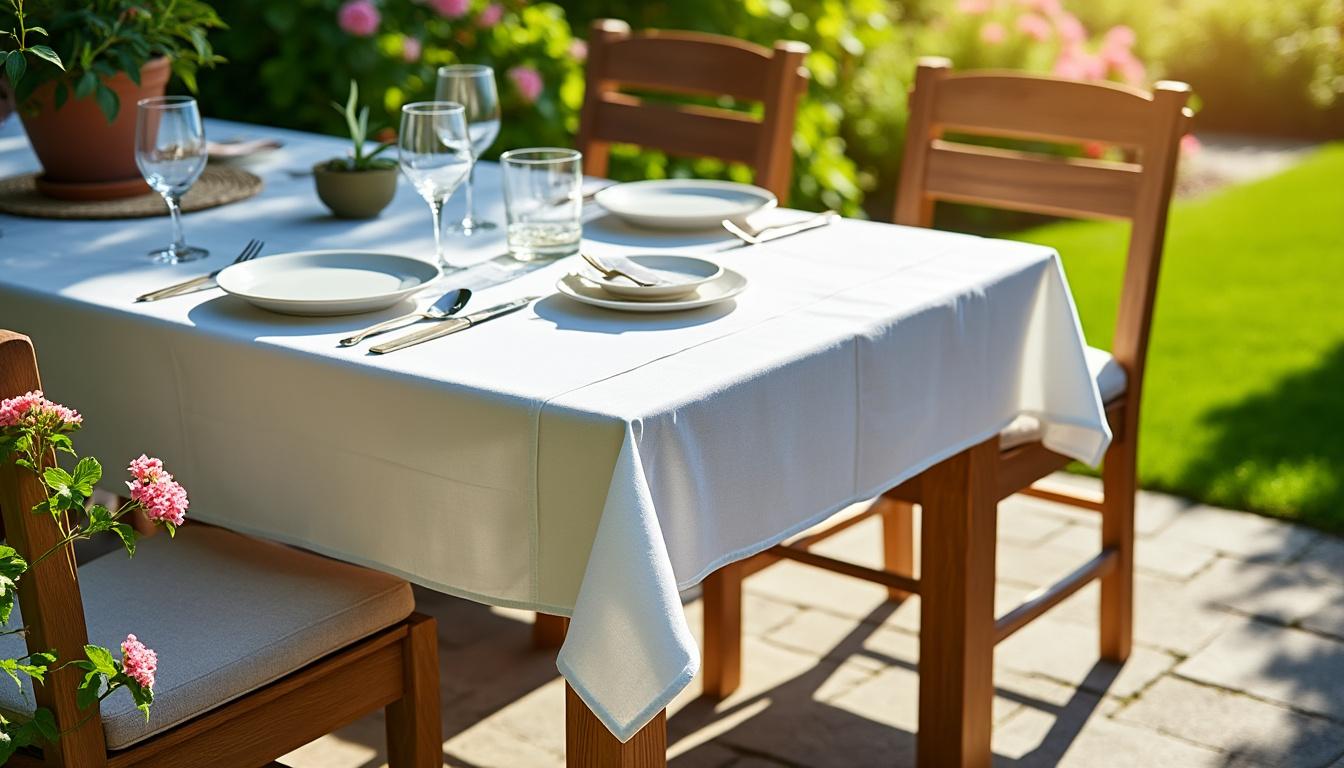 découvrez des astuces simples et efficaces pour maintenir votre nappe bien en place sur votre table de jardin, même par temps venteux. apprenez des techniques pratiques et des conseils d'experts pour profiter pleinement de vos repas en plein air.