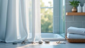 découvrez des méthodes simples pour lester un rideau de douche: poids adhésifs, ourlets ou chaîne, pas à pas pour éviter les éclaboussures et collements.