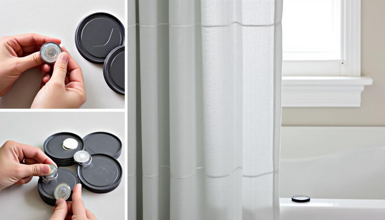 découvrez comment lester un rideau de douche pour éviter qu’il colle : bandes plombées, aimants, ourlet, chaînes et conseils d’installation faciles.