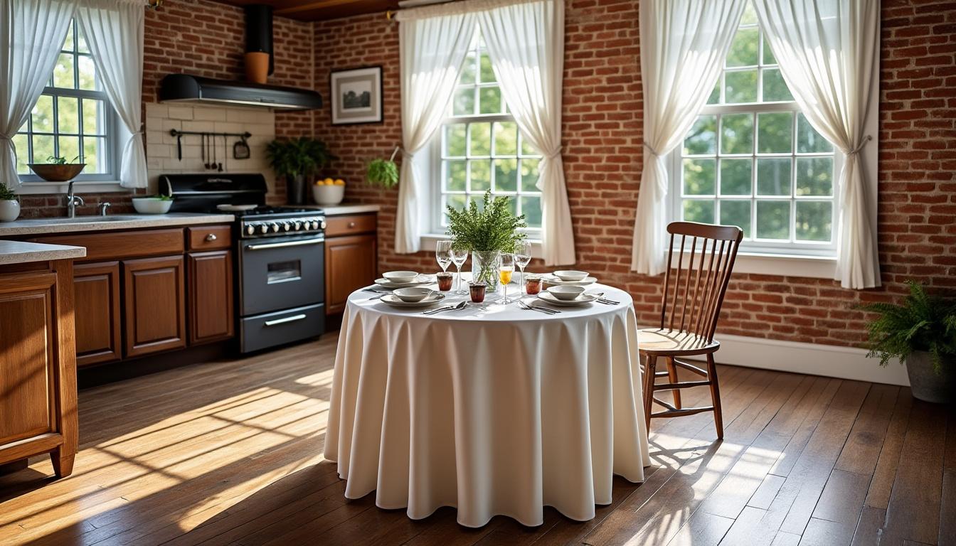 découvrez comment choisir la bonne dimension de nappe pour votre table ronde afin d'optimiser la décoration de votre salle à manger. nos conseils pratiques vous aideront à allier esthétique et fonctionnalité.