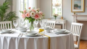 découvrez comment choisir la bonne dimension de nappe pour votre table ronde afin d'allier élégance et praticité. nos conseils vous aideront à trouver la taille parfaite pour sublimer votre décoration tout en assurant un confort optimal lors de vos repas.