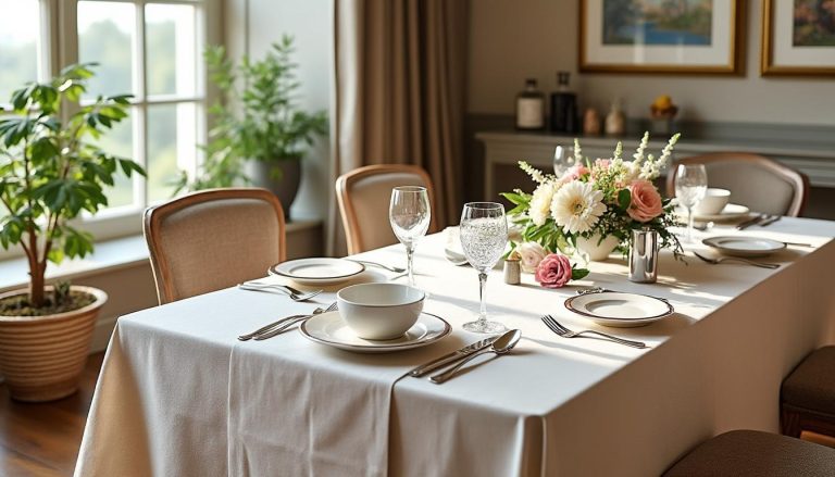 découvrez comment choisir la taille idéale de nappe pour votre table rectangulaire afin d'allier élégance et praticité. nos conseils vous aideront à trouver le bon ajustement pour sublimer votre table lors de vos repas.