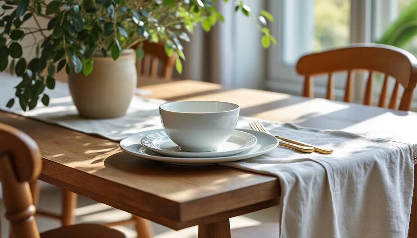 Découvrez nos conseils pratiques pour ajuster facilement une sous-nappe de table, garantir un maintien parfait et protéger votre table avec élégance.
