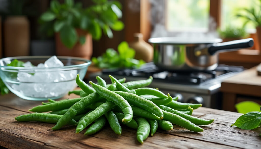 Comment congeler des haricots verts frais du jardin ?