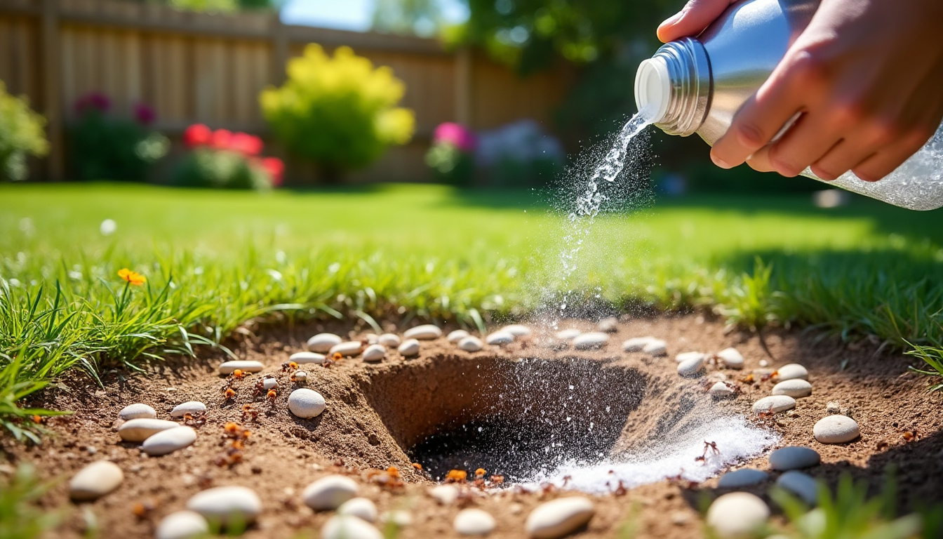 découvrez des méthodes efficaces et sécurisées pour détruire un nid de fourmis dans votre jardin. protégez vos plantes et profitez d’un espace extérieur sans nuisance grâce à nos conseils pratiques.