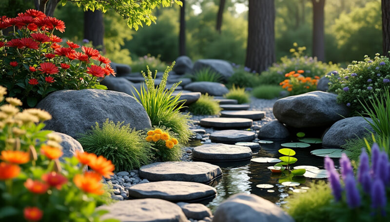 Comment faire une rocaille dans le jardin