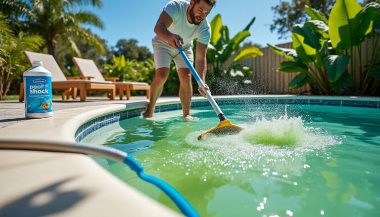 découvrez des solutions efficaces pour retrouver une eau de piscine claire en un temps record : conseils, astuces et étapes rapides pour éliminer une eau verte et profiter à nouveau de votre piscine.