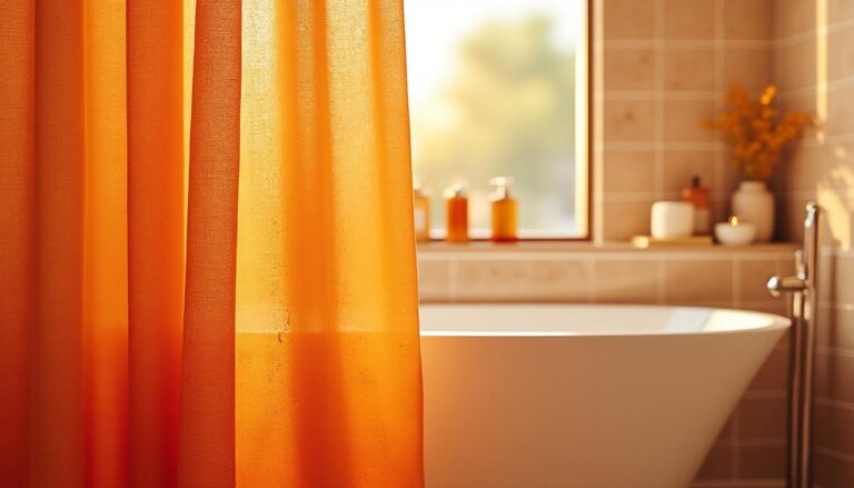 Pourquoi les rideaux de douche deviennent orange ?
