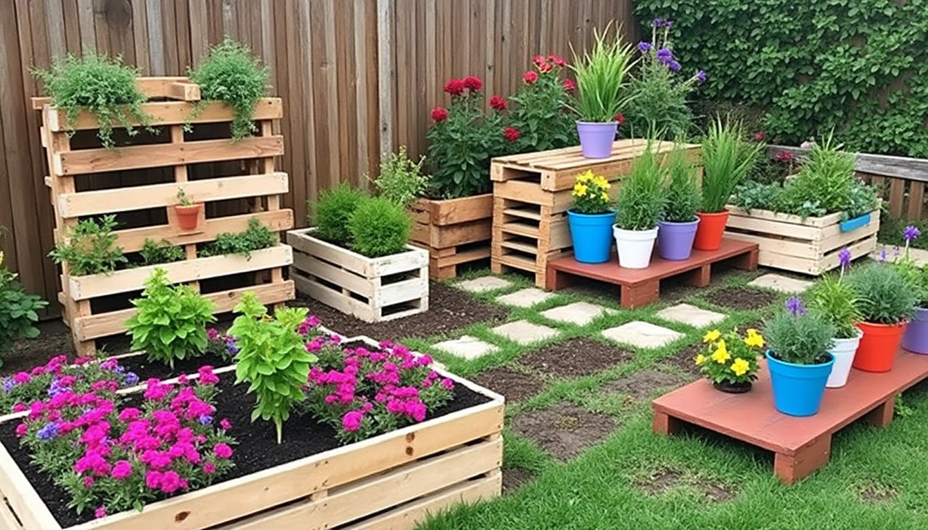 découvrez des idées créatives et pratiques pour recycler des palettes en bois dans votre jardin : mobilier, aménagements, décorations et astuces diy pour un espace extérieur unique et écologique !