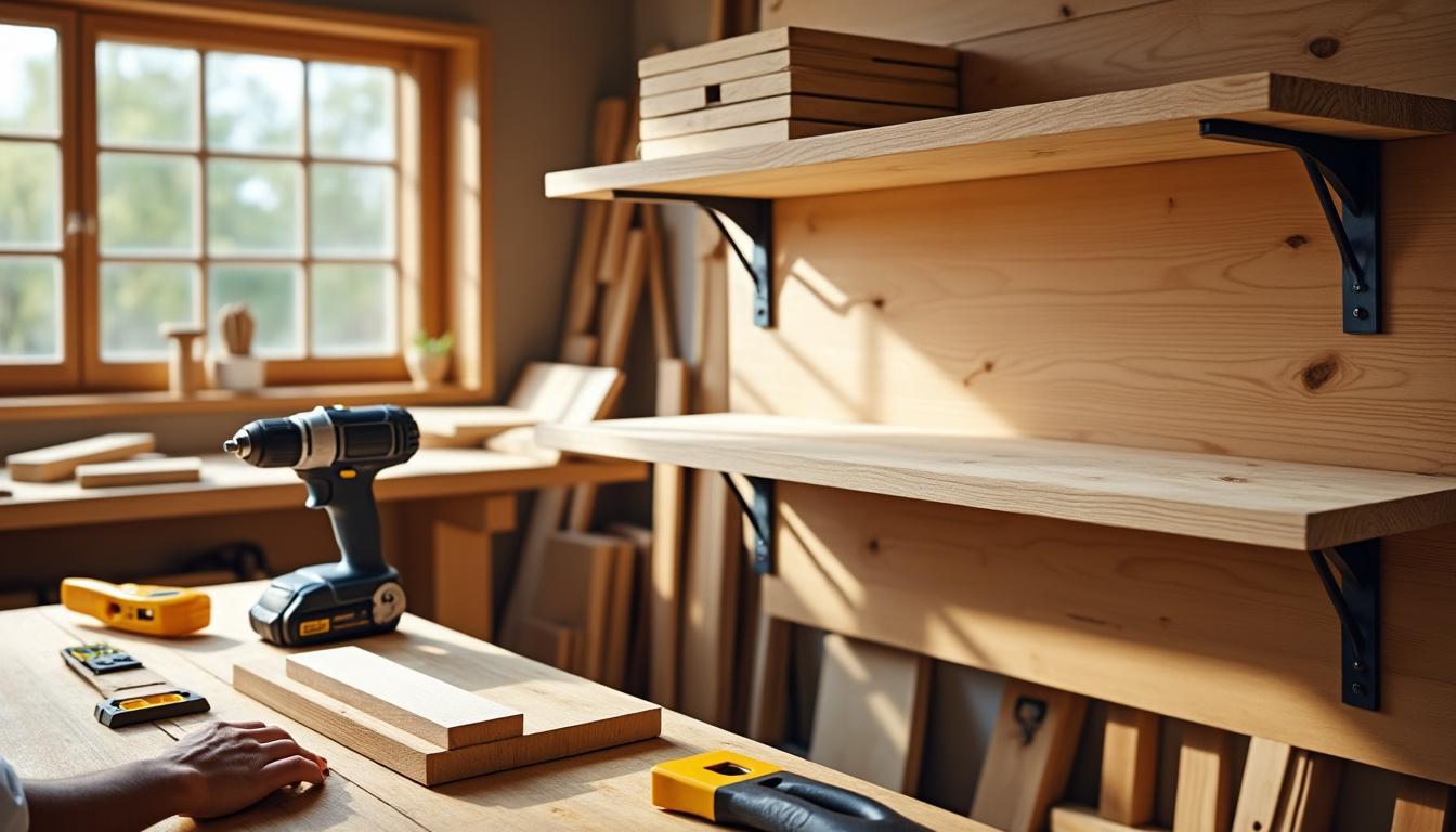 Comment fabriquer une étagère murale solide ?