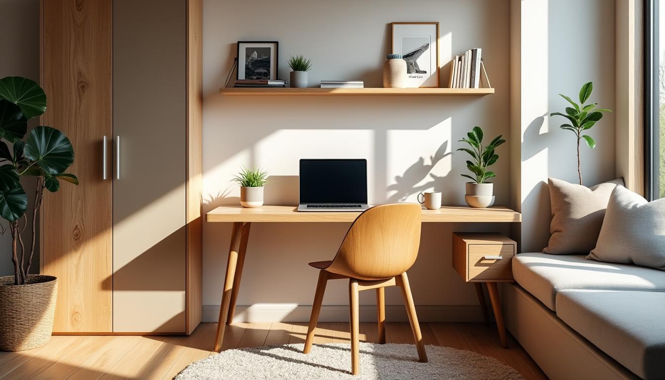 Comment intégrer un coin bureau dans un petit espace ?